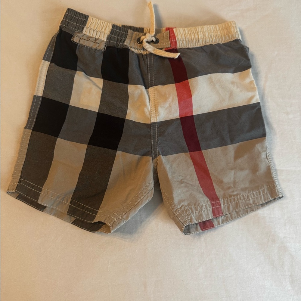 Burberry Kids Plaid swim Shorts
